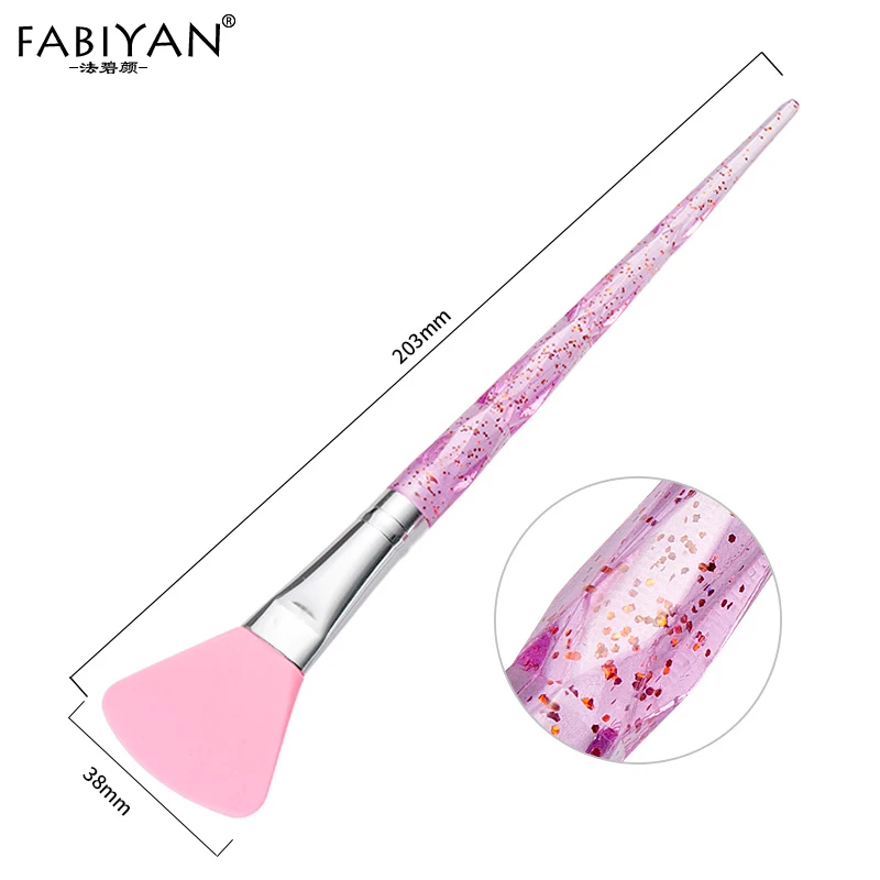 Pink 01 Кисть для смешивания, сделай сам, увлажняющий крем для сна, крем для макияжа лица, лица, глаз, аппликатор, тональный крем, консилер, силиконовый инструмент для ухода - Handle Color: Pink 01