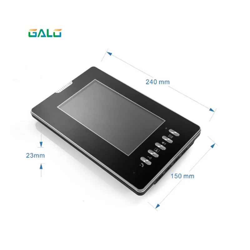 4 провода видео телефон двери 7 &quottft lcd цветной акриловый монитор для виллы