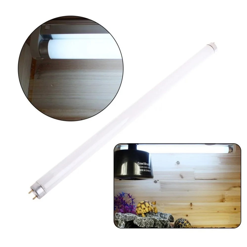 

Reptile Vivarium Fluorescent Tube Light Lamp Bulb T8 15w 18inch UV UVA UVB 10.0 5.0 Calcium Supply synthesis of vitamins D3
