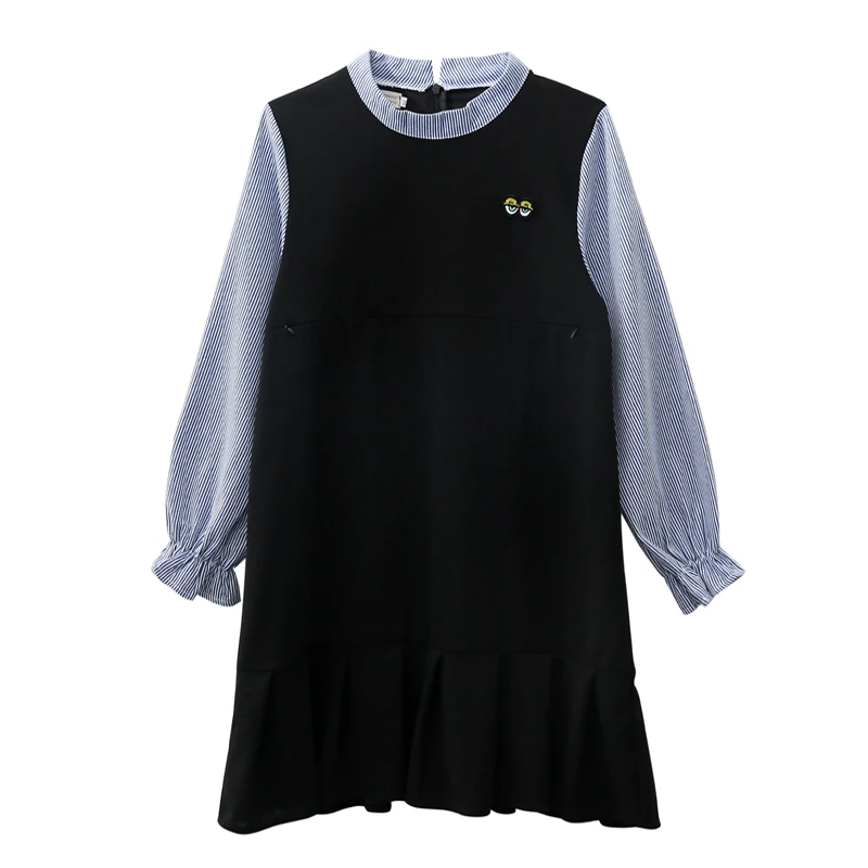 2019 New Arrive Spring Maternity Dress Woman Casual Straight Large Size Pregnant Clothing MD-00496 | Мать и ребенок