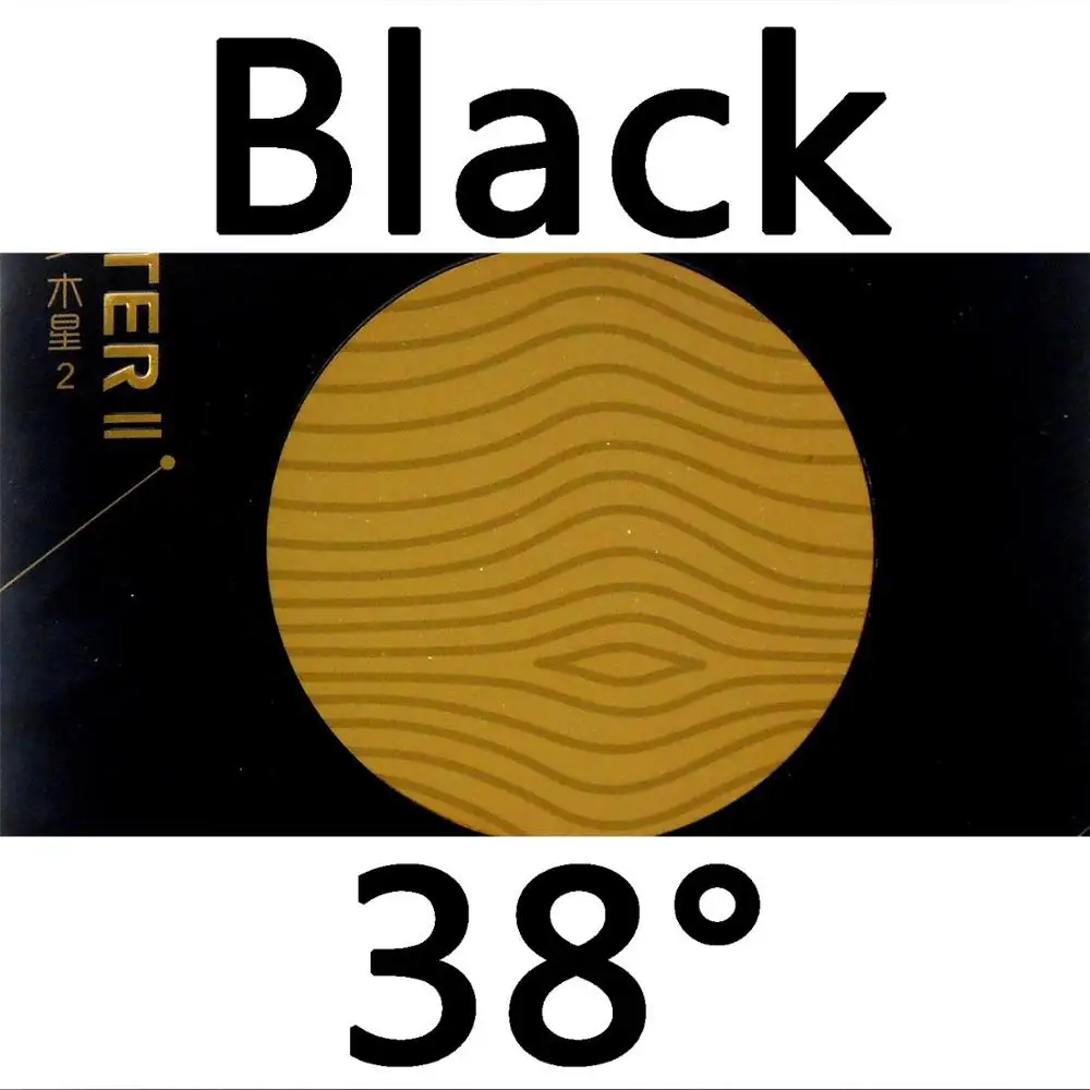 Galaxy Yinhe JUPITER II TACKY Pips-в настольном теннисе резина с оранжевой губкой - Цвет: Black H38