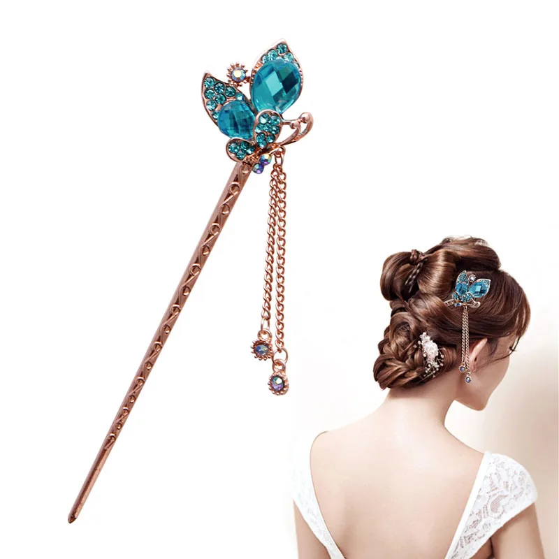 Различные Модные женские элегантные Bobby Pin цветная шпилька стразы для волос
