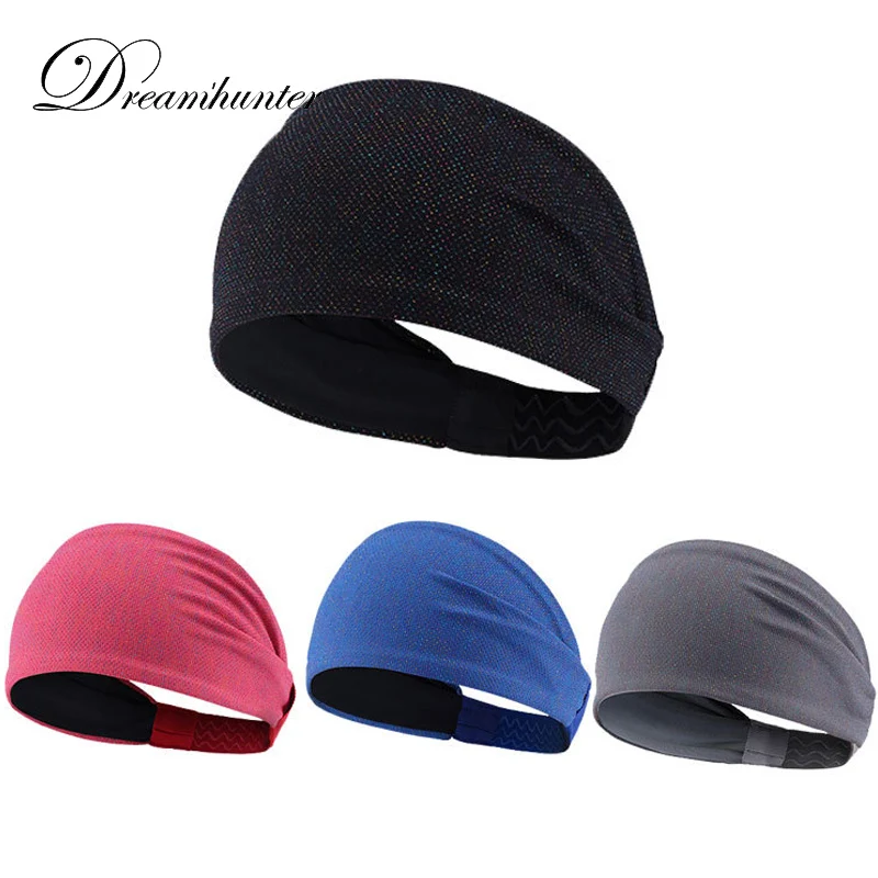 

Unisex Yoga Elastic Sport Headband Fitness Outdoor Hair Band Wide Sweatband Stretch Running Tennis Basketball Wide Hair Bands