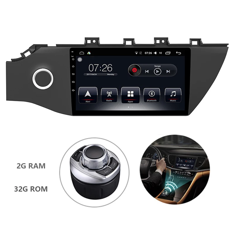 Автомобильный 9 дюймовый dvd плеер для Kia RIO K2 2016 2017 с gps навигацией мультимедийным