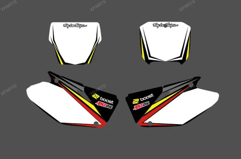 Графические и Фоновые наклейки наборы для Honda CR125 CR250 2002 2003 2004 2005 06 07 08 09 10 11 2012 CR 125