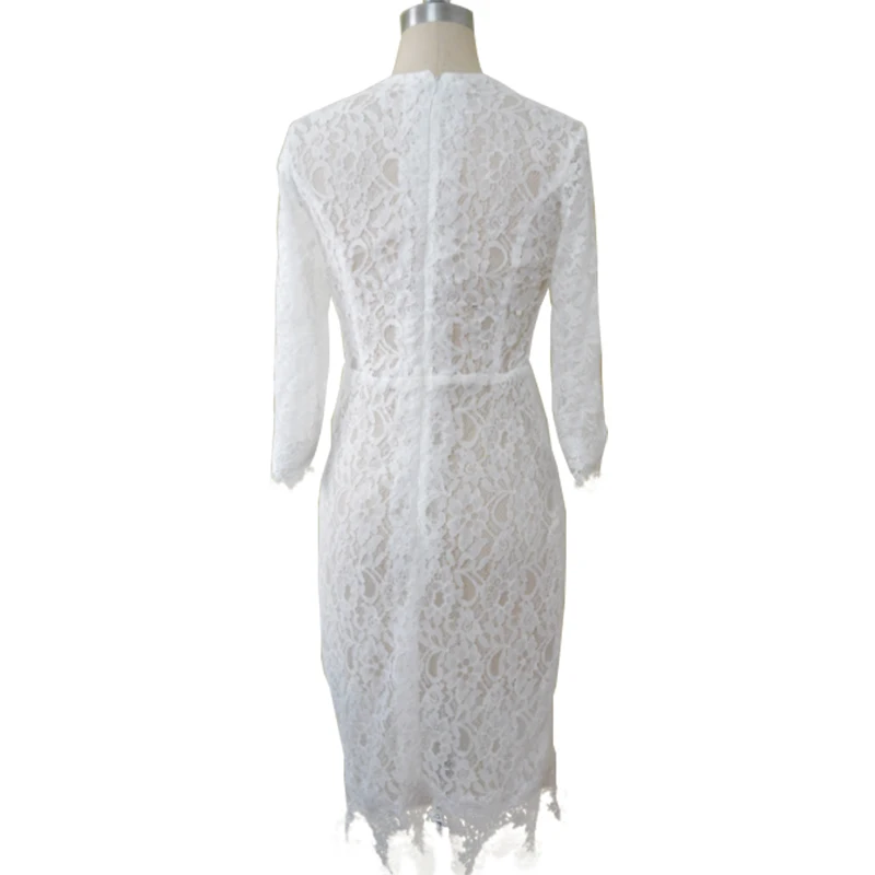 Белые короткие кружевные платья для матери невесты 2018 платье футляр с вышитыми