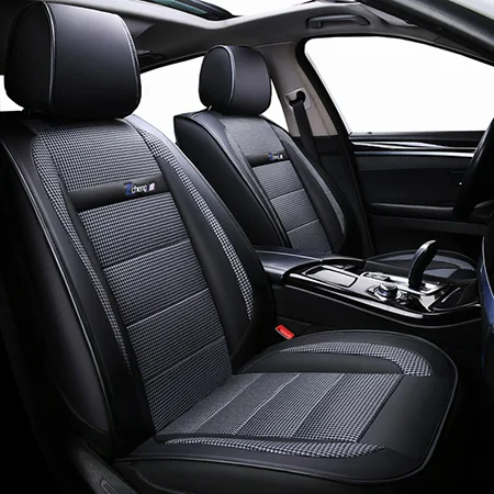 Gray Standard Комплект универсальных чехлов для автомобильных сидений для chevrolet Sonic пригородный Тахо трекер trailblazer траверс trax вольт - Название цвета: Gray Standard