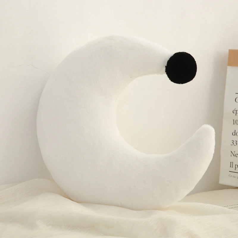 white Moon S Baby Pillow Newborn Baby Room Decoration Plush Toys Nodic Soft Nursing Pillow Breastfeeding For Boy Girl Kids Pillow Cushion - Цвет: white Moon S