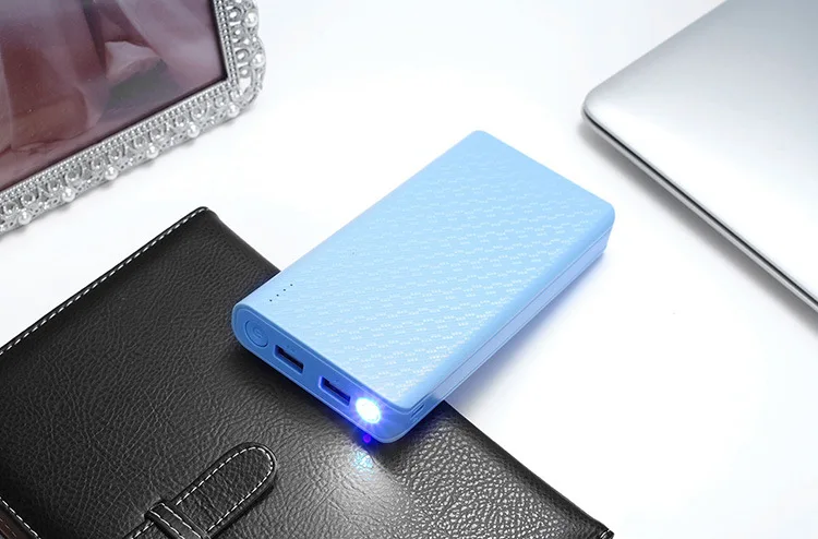 Двойной USB портативный блок питания 7x18650 DIY дисплей зарядное устройство 5V 2A чехол