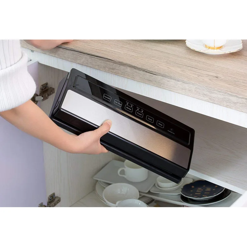 220V 110W Household Food Vacuum Sealer Packaging Machine Film Automatic Sealer Vacuum Packer