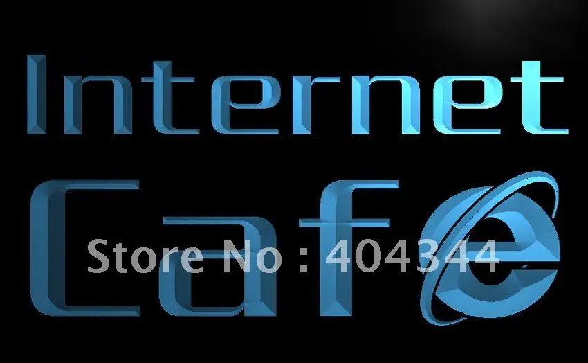 

LB156- OPEN Internet Cafe Bar Pub Game Room Light Sign home decor crafts