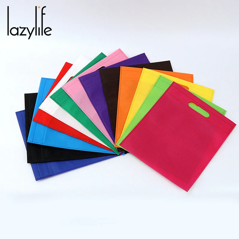 Сумка для покупок LAZYLIFE 100 шт. нетканые тканевые сумки складная сумка