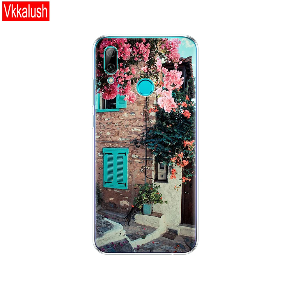 80013 Чехлы для Huawei P Smart, силиконовая Мягкая задняя крышка из ТПУ для Huawei P Smart Plus, чехол для Huawei P Smart Z, бампер - Цвет: 80013