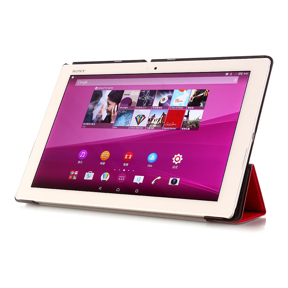 Для Sony Xperia Z4 Tablet Ultra Case 10 1 дюймов Твердый Чехол книжка с подставкой для кожаный