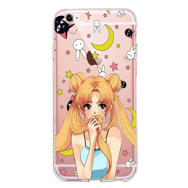 Мягкий чехол для iPhone X, 5S, 6, 6 S, 7, 8 plus, Xs, XR, 11, proMax, TPU, силиконовый чехол для девочек - Цвет: TPU