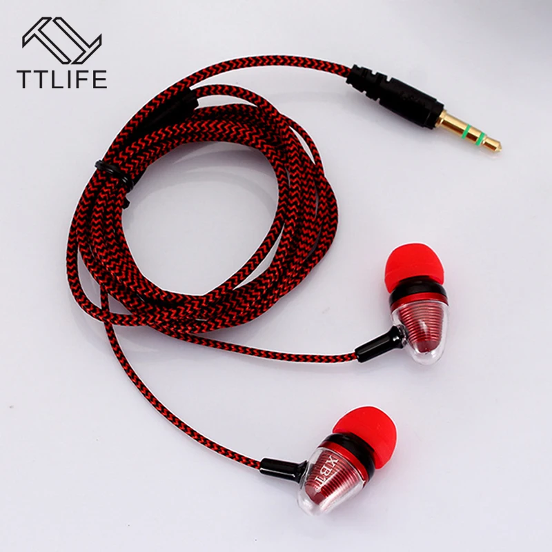 Оригинальный TTLIFE проводной спортивный Наушники 06605 Hi-Fi стерео наушники