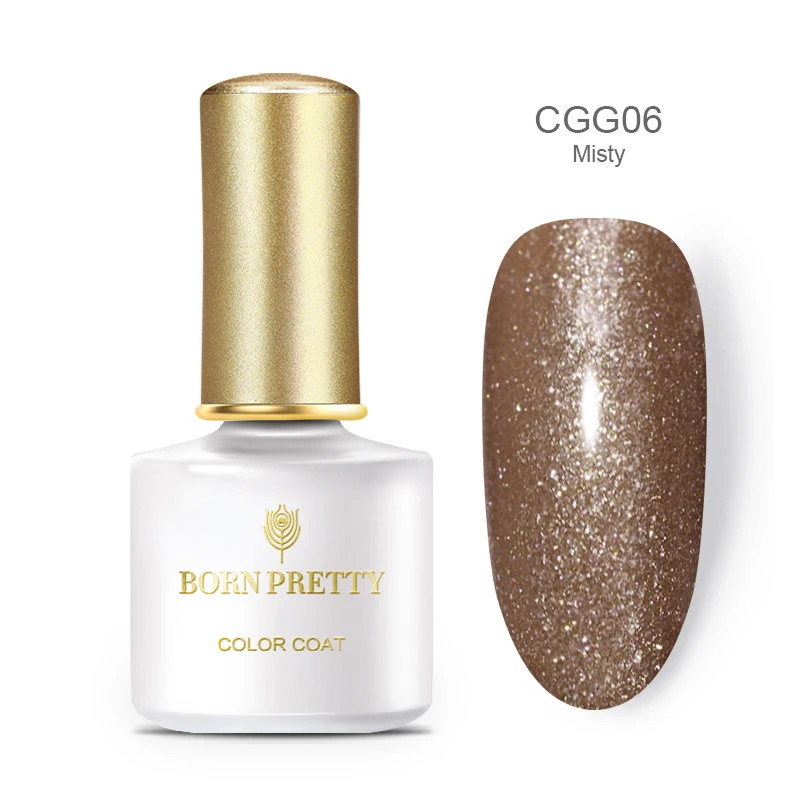 BP-CGG06 BORN PRETTY 6 мл Блестящий Гель-лак мерцающий отмачивающий УФ-гель для дизайна ногтей лак маникюрный дизайн сделай сам - Цвет: BP-CGG06