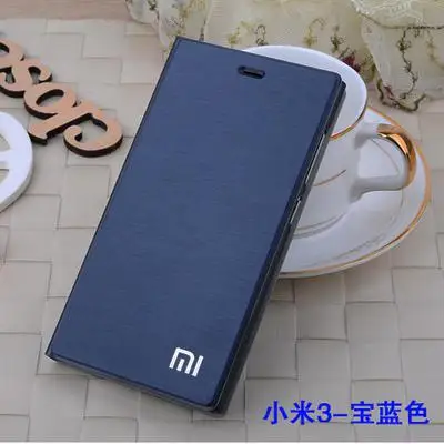 Новое поступление для Xiaomi Redmi Note/Redmi 1 s/mi3 чехол, роскошный тонкий стильный кожаный чехол-книжка для Xiaomi Redmi Note 1s mi3 чехол-сумка - Цвет: Blue for XM3
