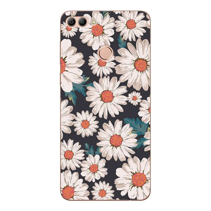 Чехол для huawei Y9 2018 милые животные пейзаж с рисунком Enjoy 8 Plus чехол на заднюю панель