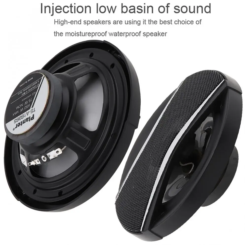 2 шт 6 дюймов 650 Вт автомобильный HiFi коаксиальный динамик для двери автомобиля Авто Аудио Стерео полный диапазон частоты динамик s для автомобилей