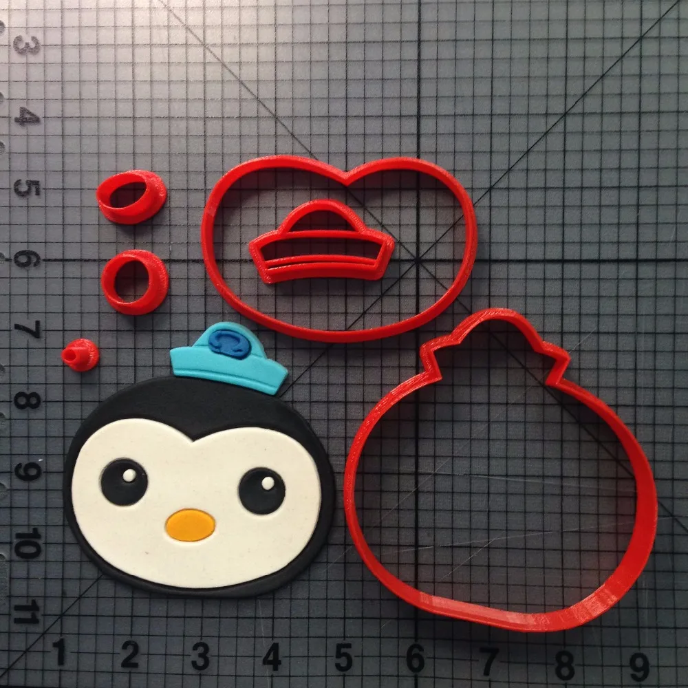 Набор для резки печенья из мультфильма &quotTV Octonauts&quot с 3D принтом | Дом и сад