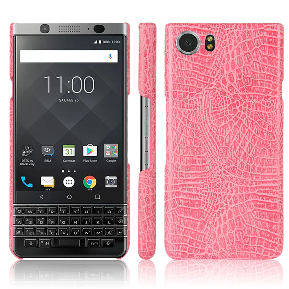 Luxury Crocodile Snake Leather Hard Back Case for BlackBerry Q30 Q20 Keyone Key2 2 Dtek70 Prive Edition Sliver Cover Phone Cases |