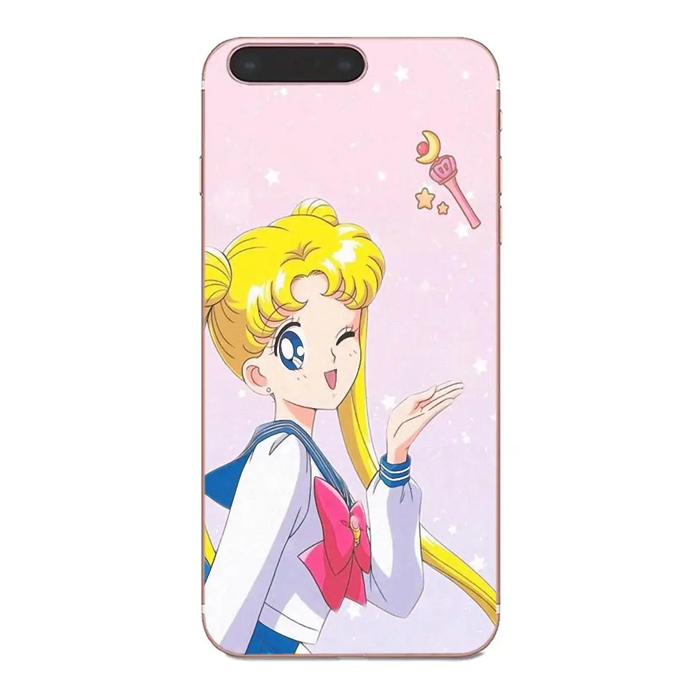 Чехол для телефона Sailor Moon Girls Galaxy Alpha Core Note 2 3 4 S2 A10 A20 A20E A30 A40 A50 A60 A70 M10 M20 M30 |
