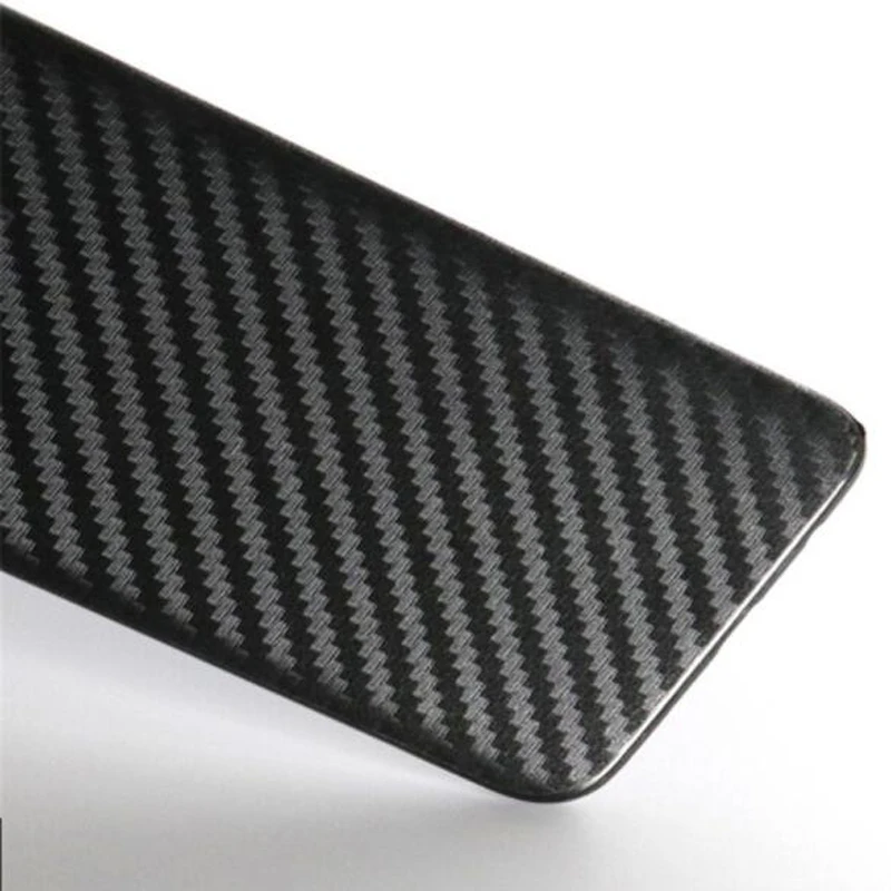 3D Carbon Fiber Clear Screen Protector Film Protective Sticker for Samsung Galaxy S6 S7 edge Plus Back Glass Panel Full Cover |