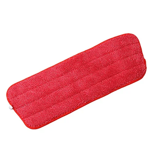 red 41*14 см моющаяся сменная моющая ткань практичная бытовая очистка от пыли многоразовая подушечка из микрофибры для распыления швабры 893566 - Цвет: red