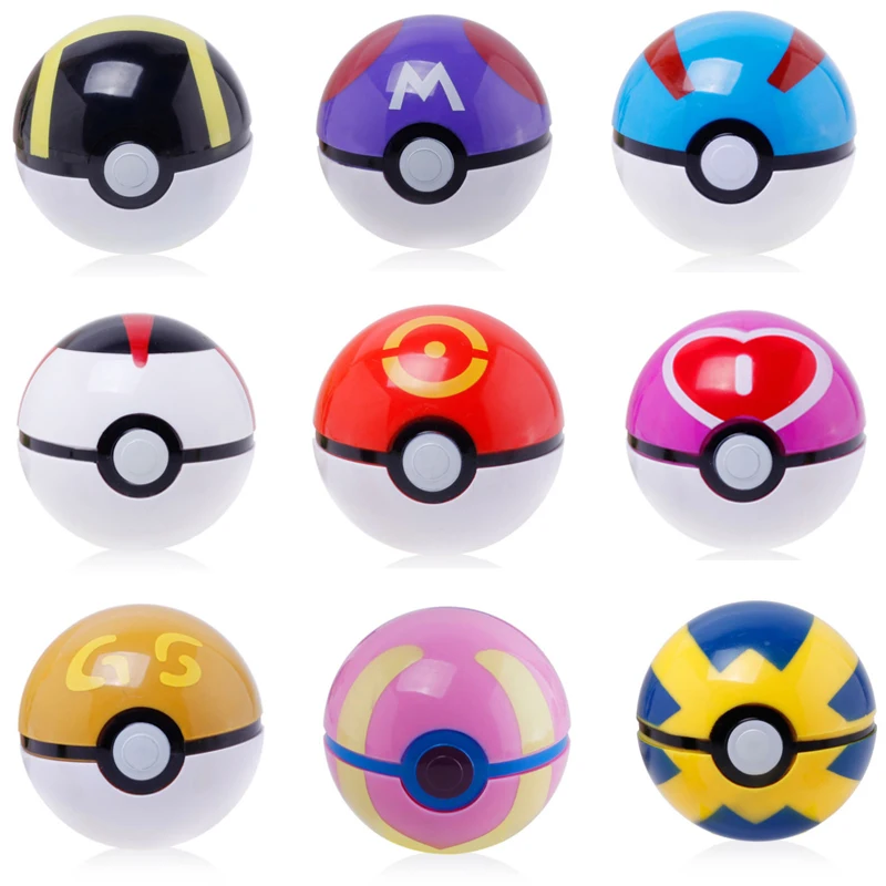 Креативный Покемон с 9x Пикачу Poke ball Косплей Pop-up Poke Ball Детская игрушка подарок Горячая 13 стиль