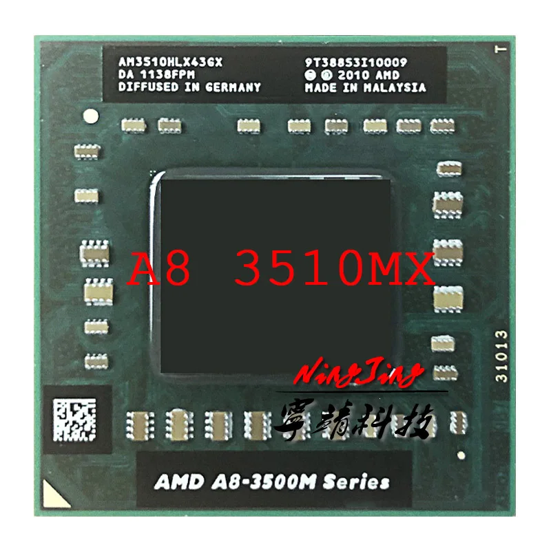 AMD A8 Series 3510MX 3510 M X 1 8 GHz четырехъядерный процессор AM3510HLX43GX разъем FS1|Процессоры| |