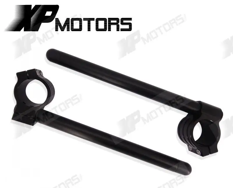 Мотоцикл Новый Пара 7/8 &quotРули Clip On 50 мм Черный Для Suzuki GSX R600 1994 1995 1996|motorcycle guard|new