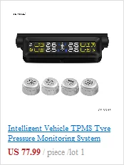 Цифровой беспроводной автомобильный TPMS бар PSI система контроля давления в шинах внутренняя и внешняя система датчика сигарет зарядное устройство ЖК-дисплей