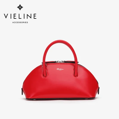 Дизайнерский бренд Vieline, женская сумка из натуральной кожи, женская сумка через плечо из коровьей кожи, дамская сумочка - Цвет: red