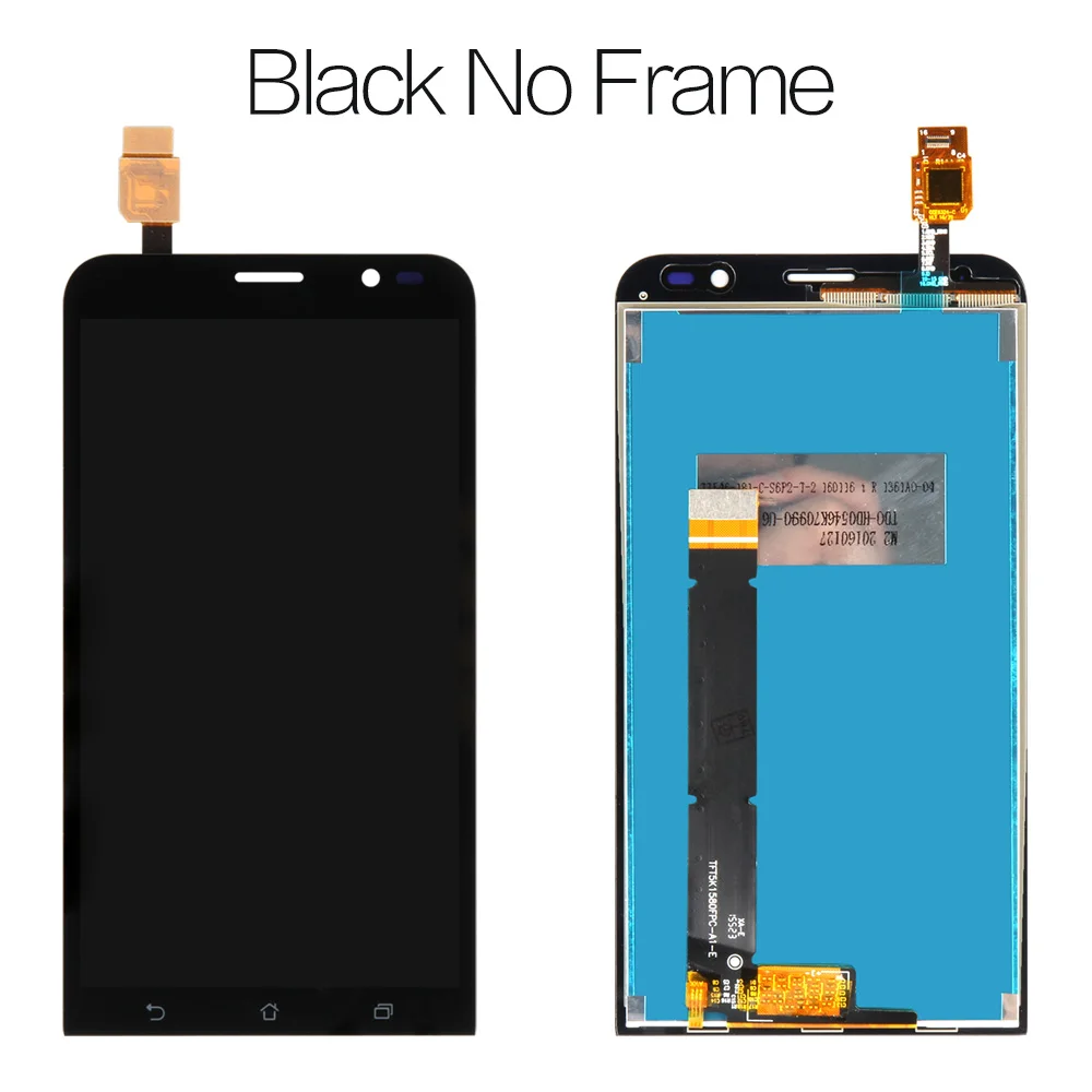 Black No Frame 5," для Asus Zenfone GO tv ZB551KL X013D ЖК-дисплей панель сенсорный экран дигитайзер стекло сенсор сборка Новинка - Цвет: Black No Frame