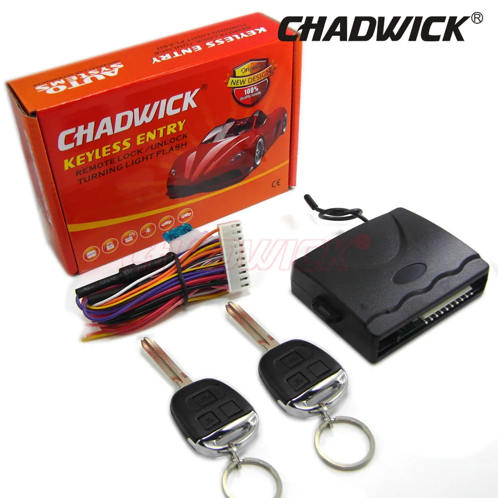 Бесключевая система входа с пультом дистанционного управления для toyota key CHADWICK 8127 Автомобильный Центральный Комплект Дверной замок крепкий замок