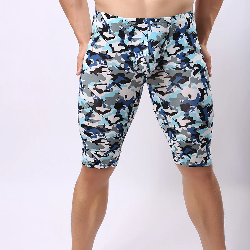Мужская пижама для фитнеса с камуфляжным принтом размеры S M L | одежда