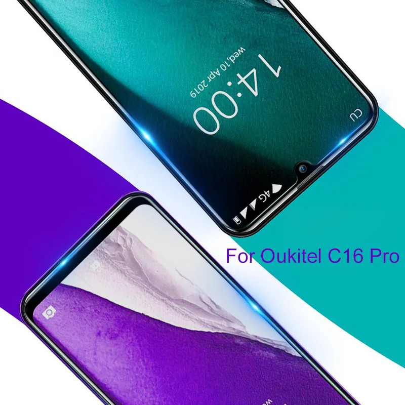 Ультратонкая Прозрачная защитная закаленная пленка для телефона Oukitel C16 Pro |