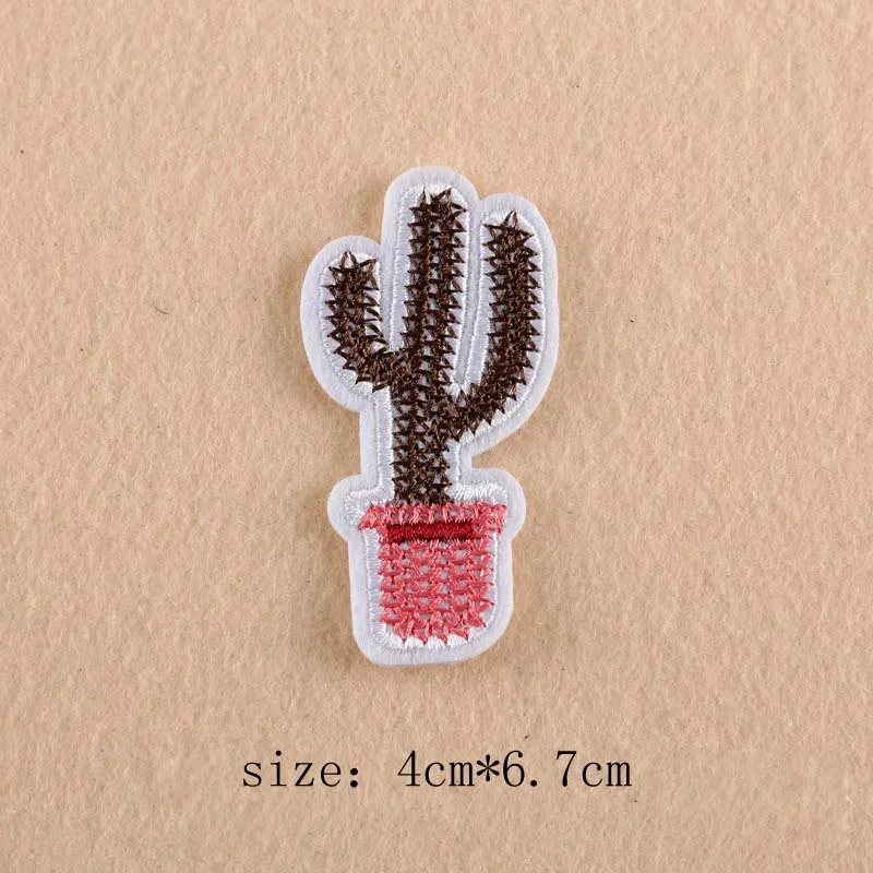 1 шт. вышитая аппликация в виде кактуса|patch badge|badges for clothingcactus patch |
