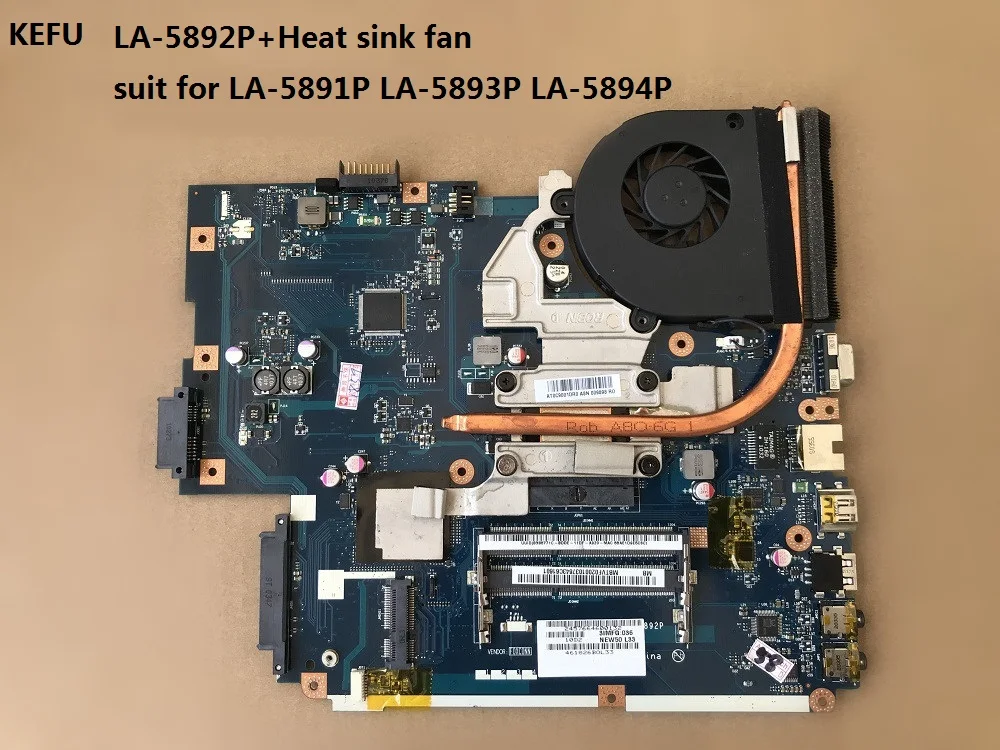 Материнская плата KEFU MBPSV02001 для acer aspire 5741 5741ZG материнская с радиатором вместо нее