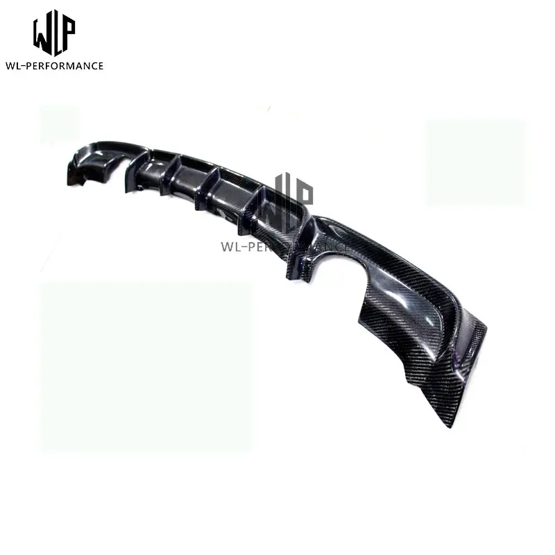 3-series F30 carbon fiber Bilateral single out rear bumper Lip for modify the BMW 3series M car body kit 12-up Modification kits |