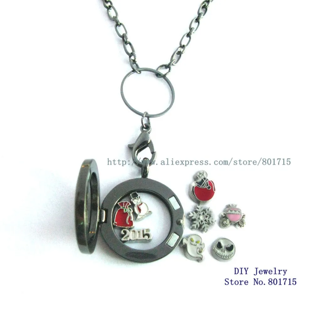 Черный пистолет Магнитная Нержавеющая Сталь 25 мм стеклянный Простой Круглый