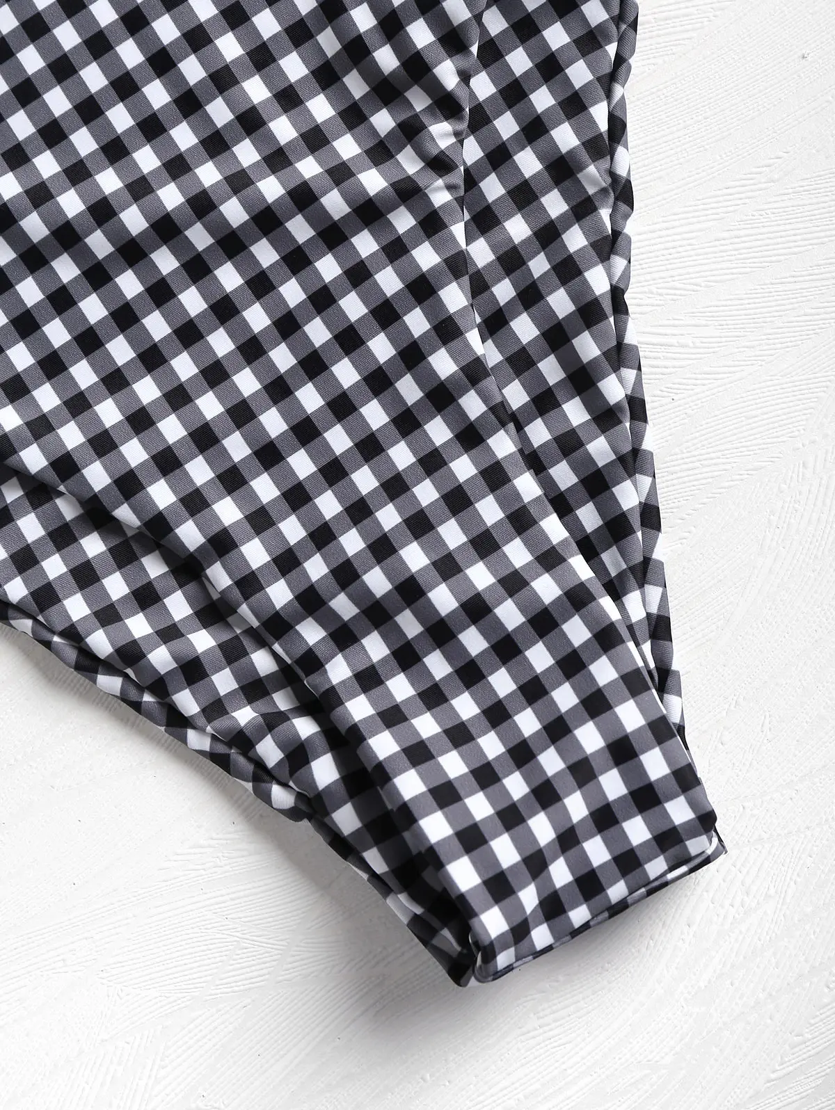 ZAFUL Бикини с завышенной талией и высокой бандо бикини набор Сексуальный