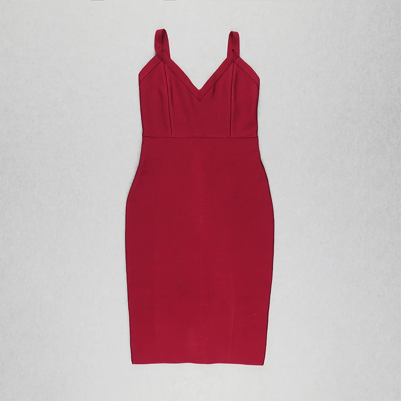 Женское платье-футляр без рукавов с V-образным вырезом | Женская одежда