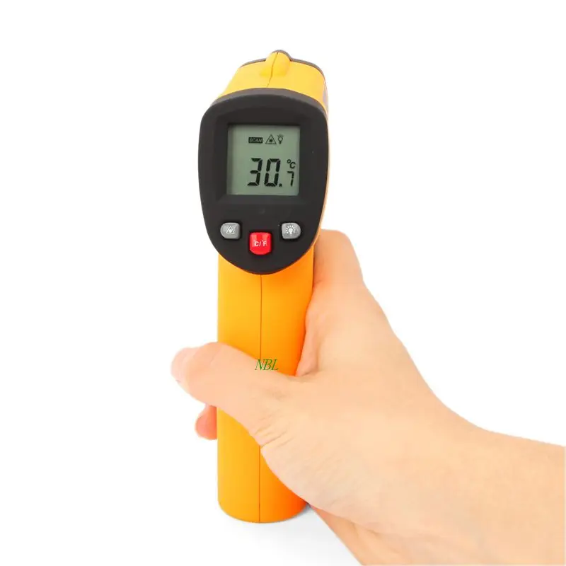 Цифровой инфракрасный термометр Бесконтактный промышленный пистолет-термометр