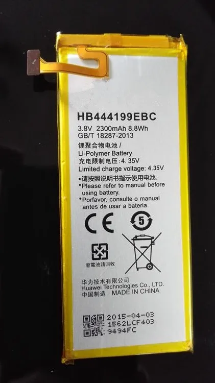 Оригинальный встроенный аккумулятор jinsuli hb4441996 EBC + C8818 2550 мАч для Huawei Honor Play 4C