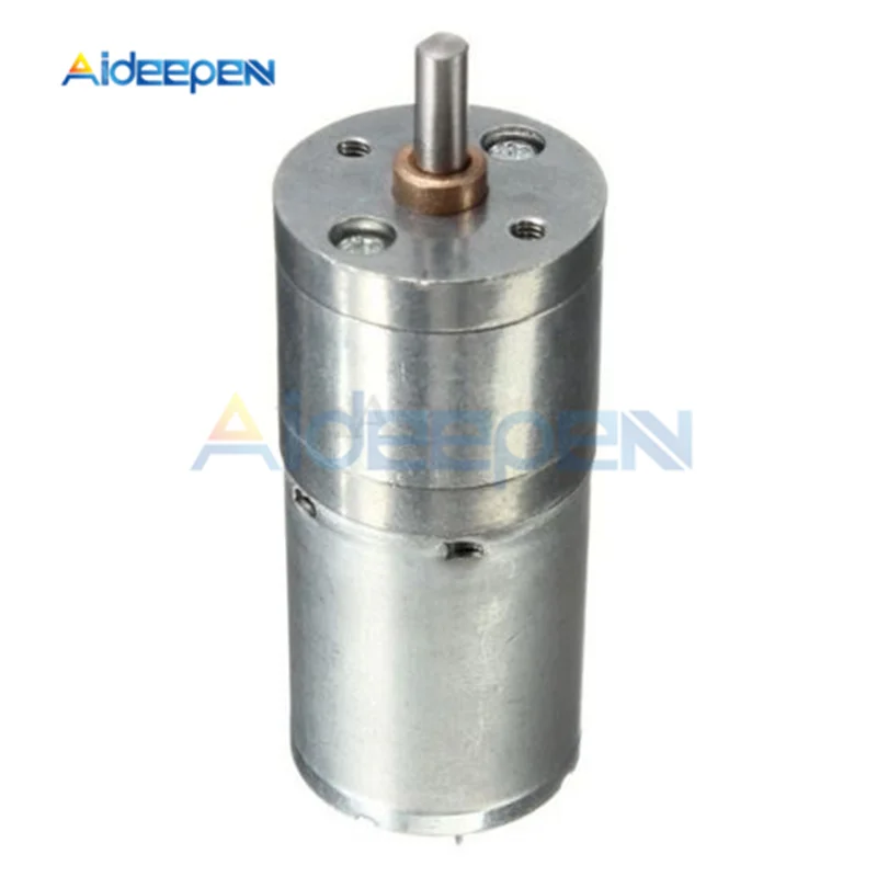DC 12V 25mm 60RPM редуктор скорости мотор-редуктор мощный крутящий момент микро-редуктор скорости Коробка передач мотор