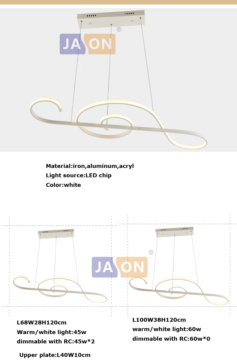 LED Нордик Железные Алюминий акриловые ноты Светодиодные Лампы.Светодиодные Светильники Люстры Подвесные.Светильники Подвесные Светильники.Светильник Подвесной Светильник.Освещение Для Столовой,Фойе и Спальни