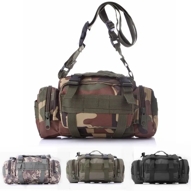 Многофункциональная тактическая поясная сумка камуфляжная охотничья