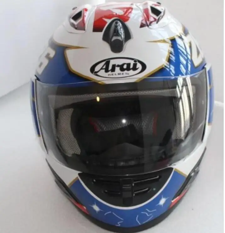 ARAI RX-7X LE шлем мотоциклетный шлем RX-7 EU/CORSAIR-X US IOM TT полный шлем Motocoss гоночный шлем - Цвет: 2
